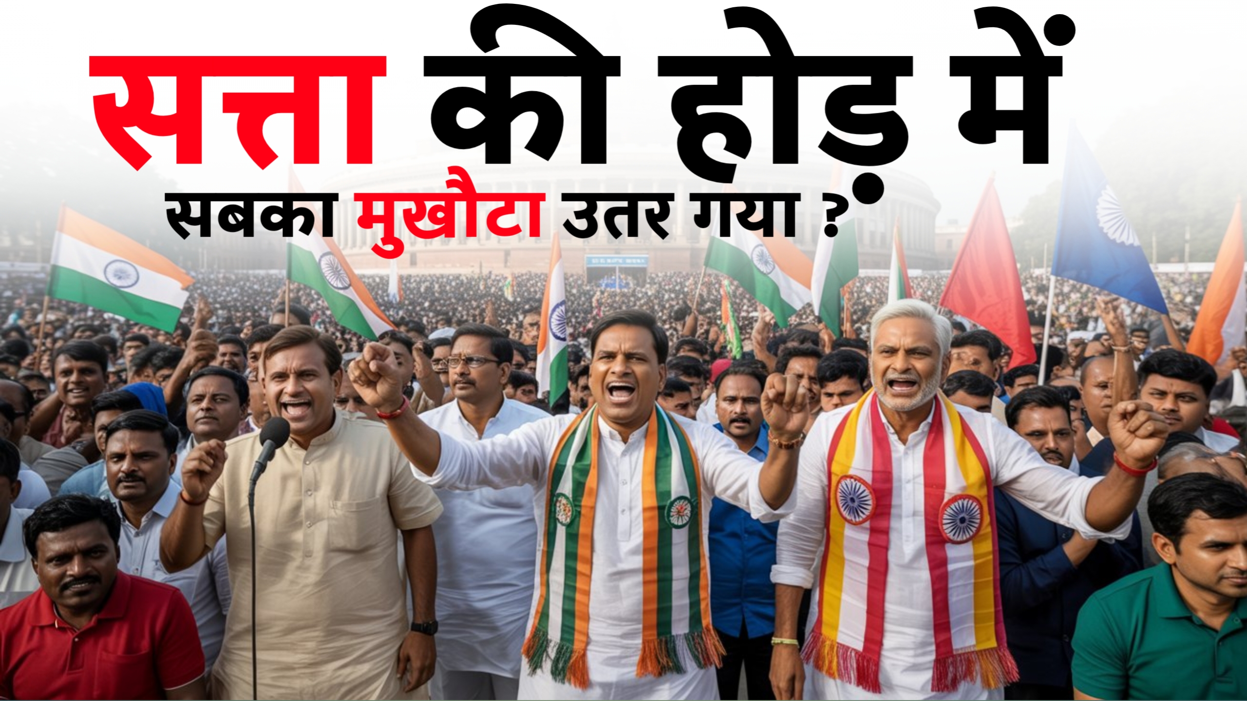 आजकल सत्ता का स्वाद चखना राजनीतिक पार्टियों का लक्ष्य