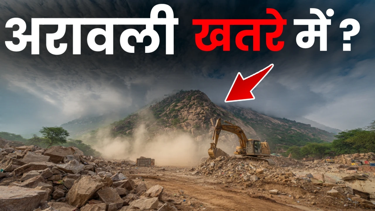 अरावली पहाड़ों की अवैध कटाई से पर्यावरण और जल संकट बढ़ता हुआ